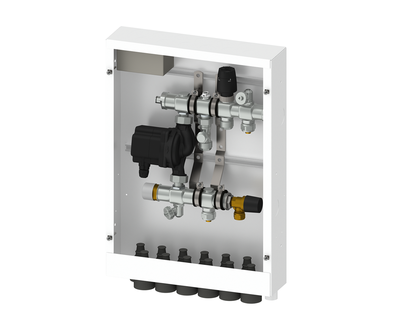 Prefab Shunt TMix XS i skåp med elpatron