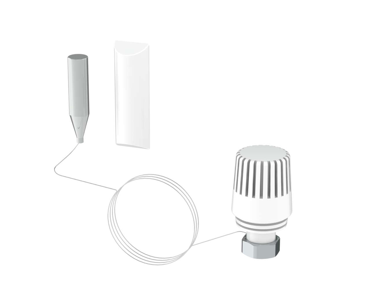 Självverkande termostat luft M30 x 1,5 kapillärrör