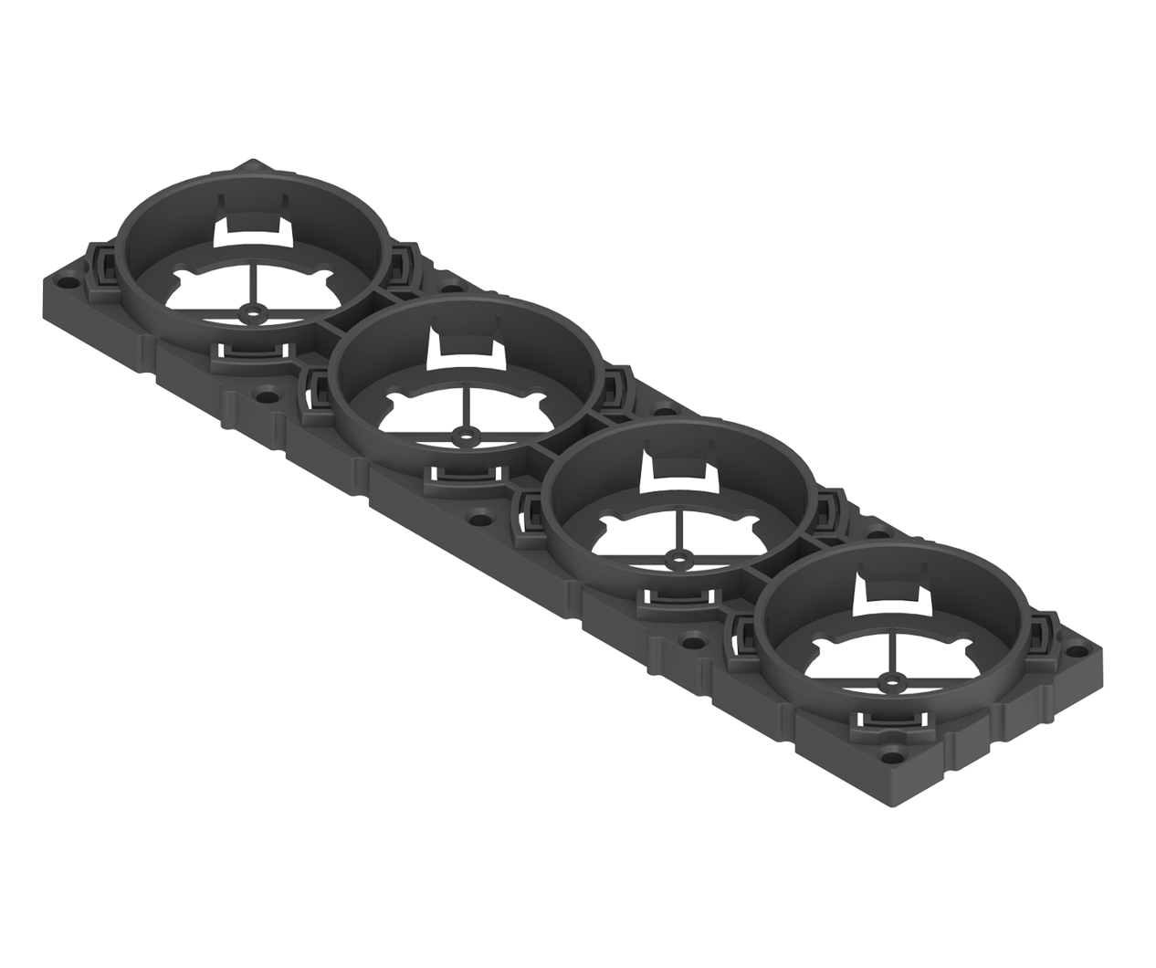 Montageplatta c/c 60 mm