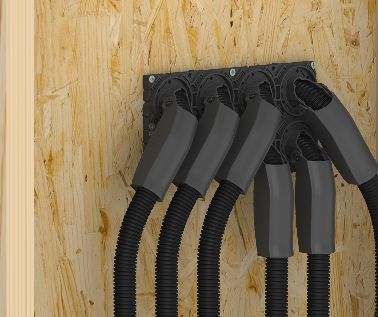 Montageplatta c/c 60 mm